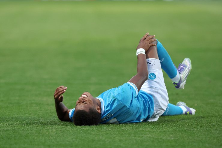 Neres a terra per infortunio