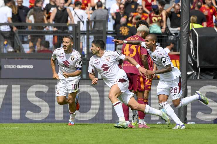 Simeone segna in Roma-Torino 