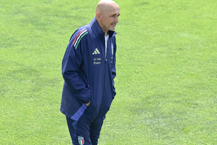 Spalletti con l'Italia