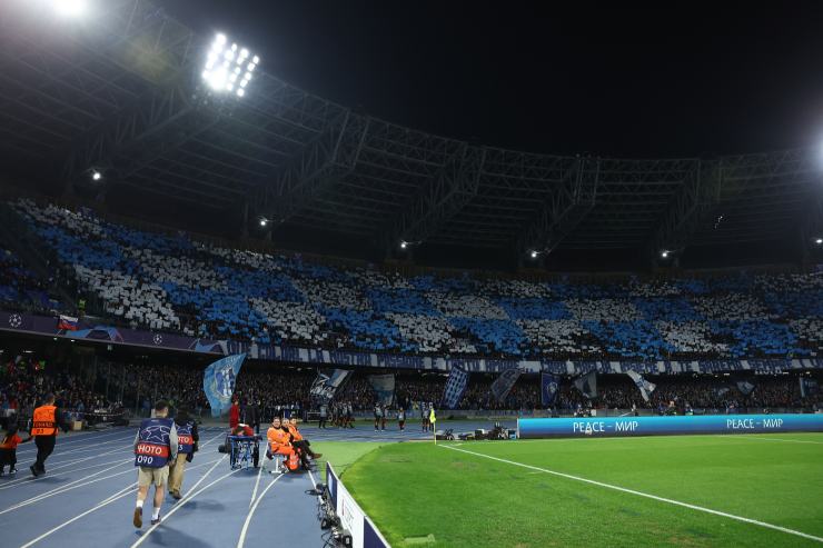Tifosi Napoli in Champions 