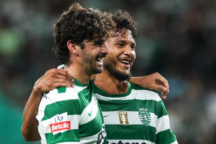 Trincao e Suarez in campo