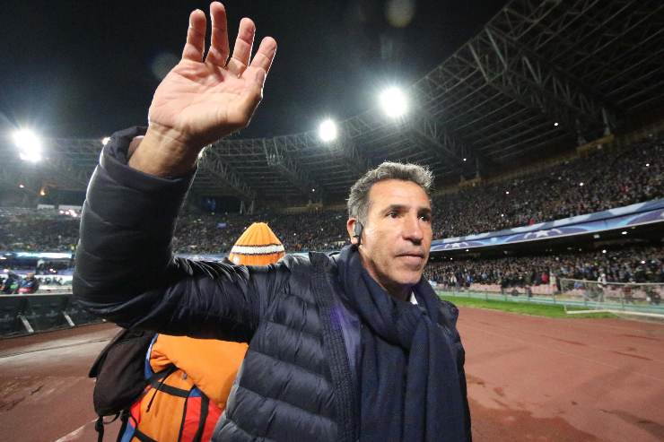 Careca all'ex Stadio San Paolo