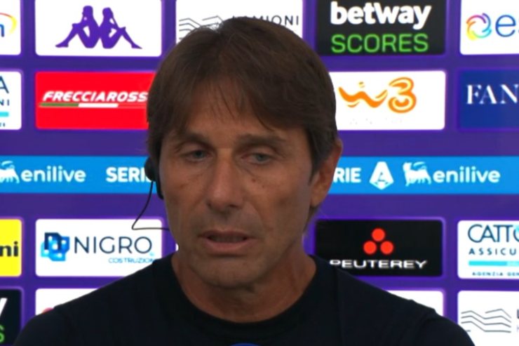 Fiorentina Napoli 1-3, parla Conte 