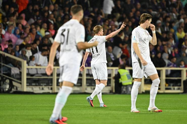 Fiorentina-Napoli, gesto inaspettato per De Bruyne