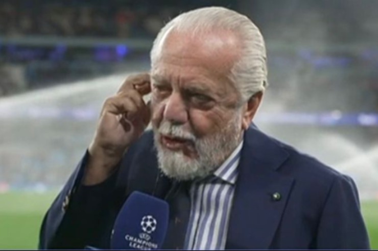 De Laurentiis in diretta