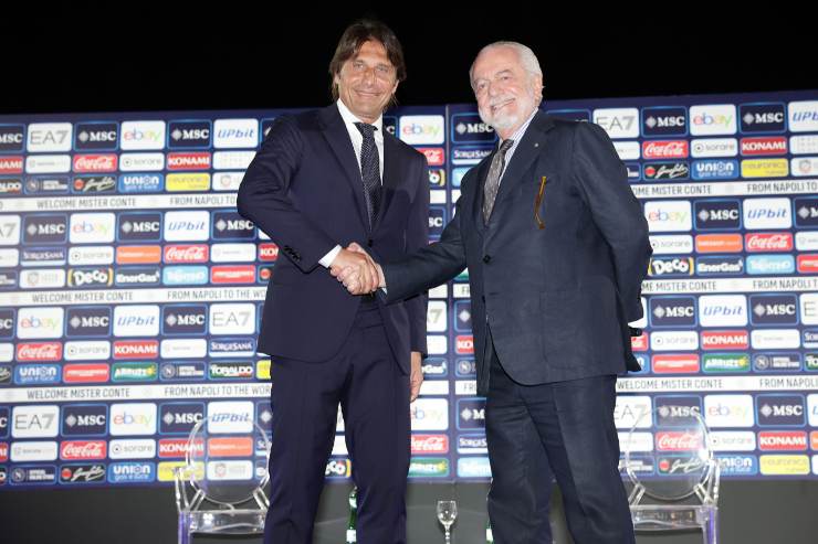 Antonio Conte e Aurelio De Laurentiis