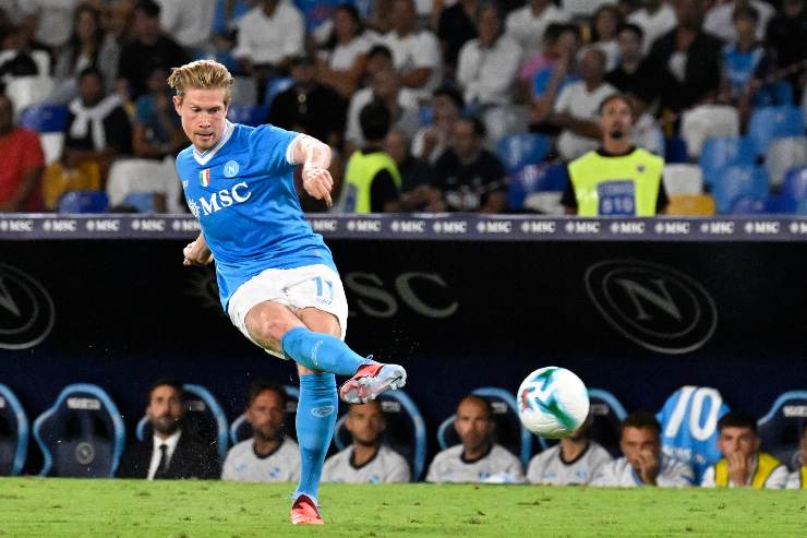 De Bruyne in partita