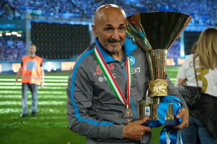Spalletti con lo Scudetto 