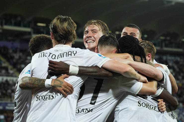 Napoli esulta al gol