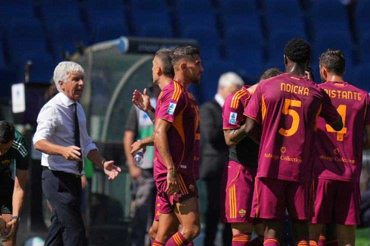 Squadra Roma a colloquio con Gasperini