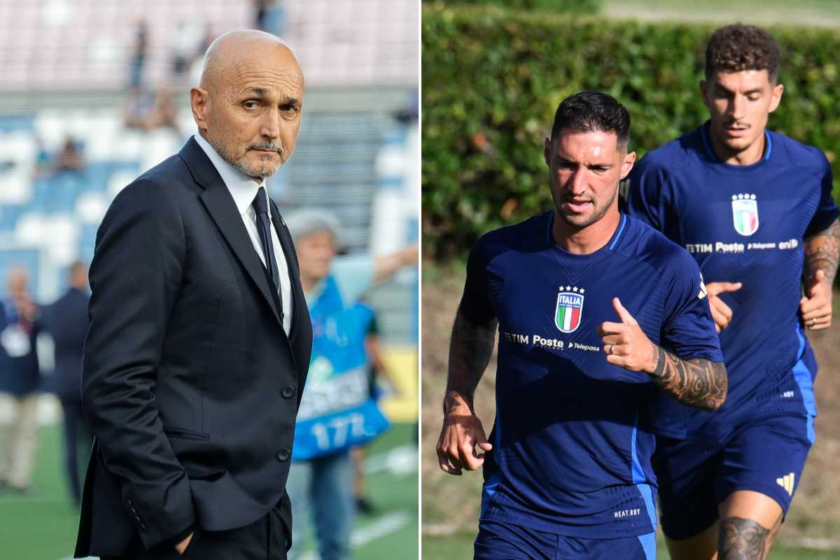 Spalletti contro un giocatore del Napoli