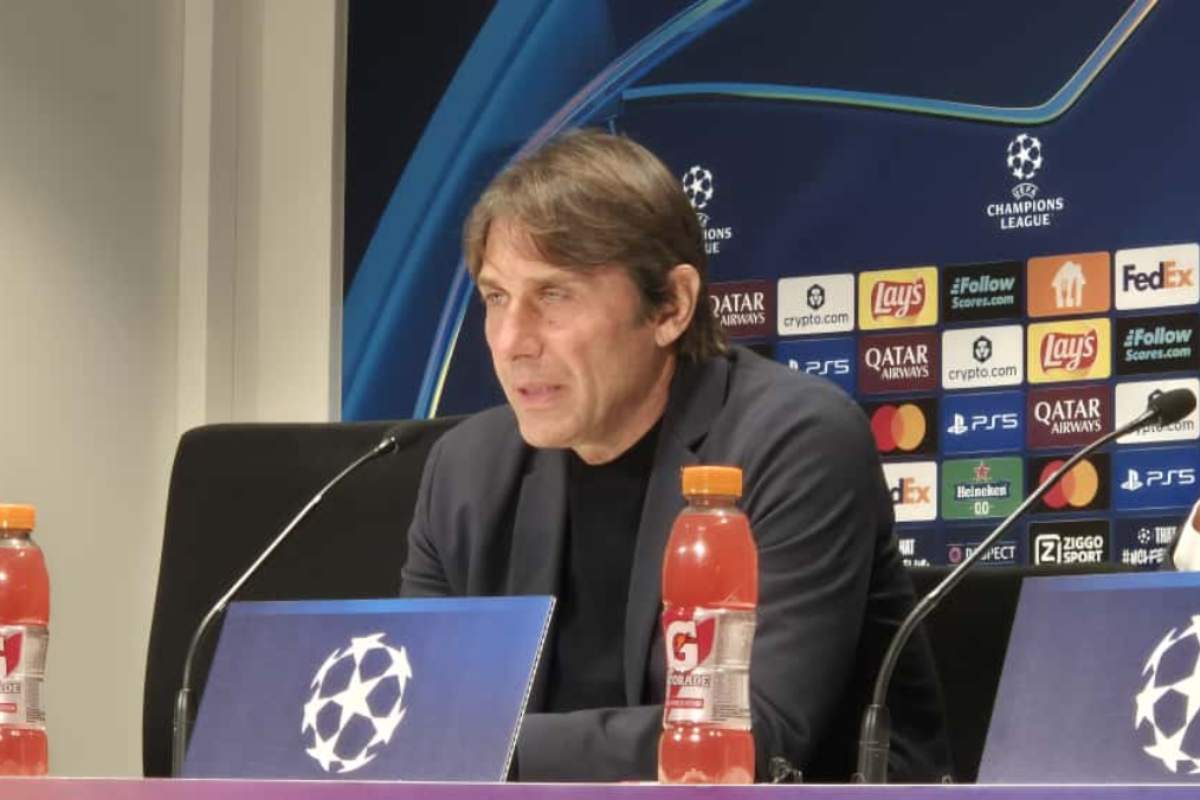 Antonio Conte parla in conferenza stampa alla vigilia di Napoli-PSV Champions League 2025/2026