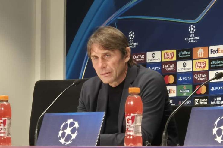 Antonio Conte parla in conferenza stampa alla vigilia di Napoli-PSV Champions League 2025/2026
