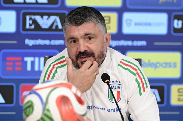 Gattuso in conferenza stampa 