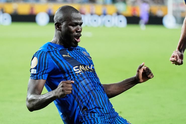 Koulibaly esulta