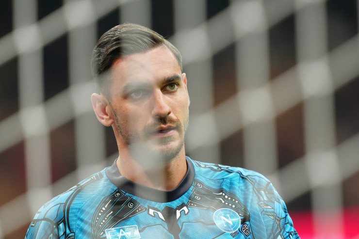 Alex Meret e Milinkovic Savic in maglia Napoli