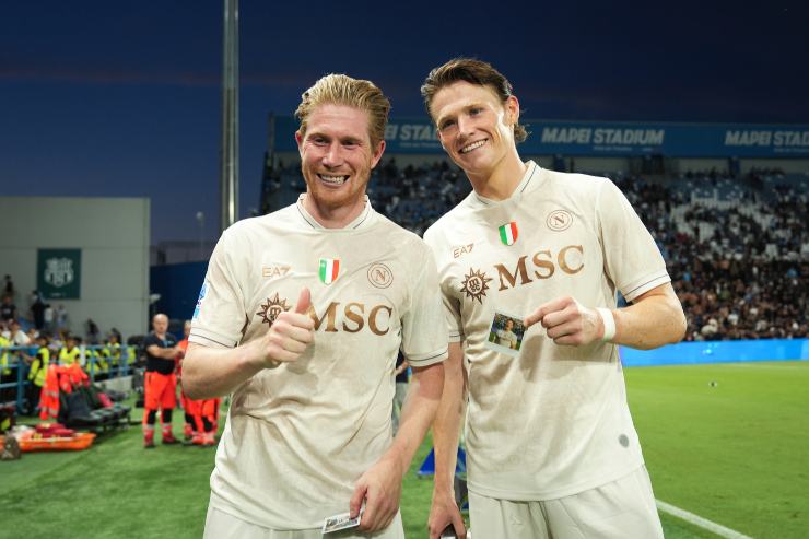 McTominay con De Bruyne