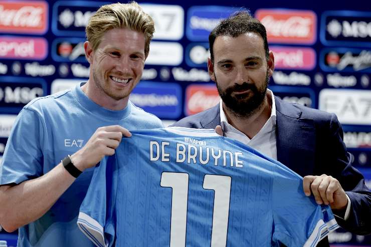 De Bruyne presentato al Napoli