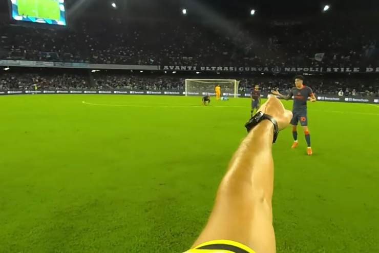 Le immagini della Ref-Cam dell'arbitro Mariani