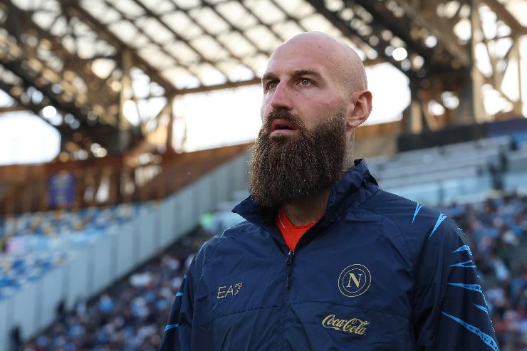 Savic in campo con il Napoli