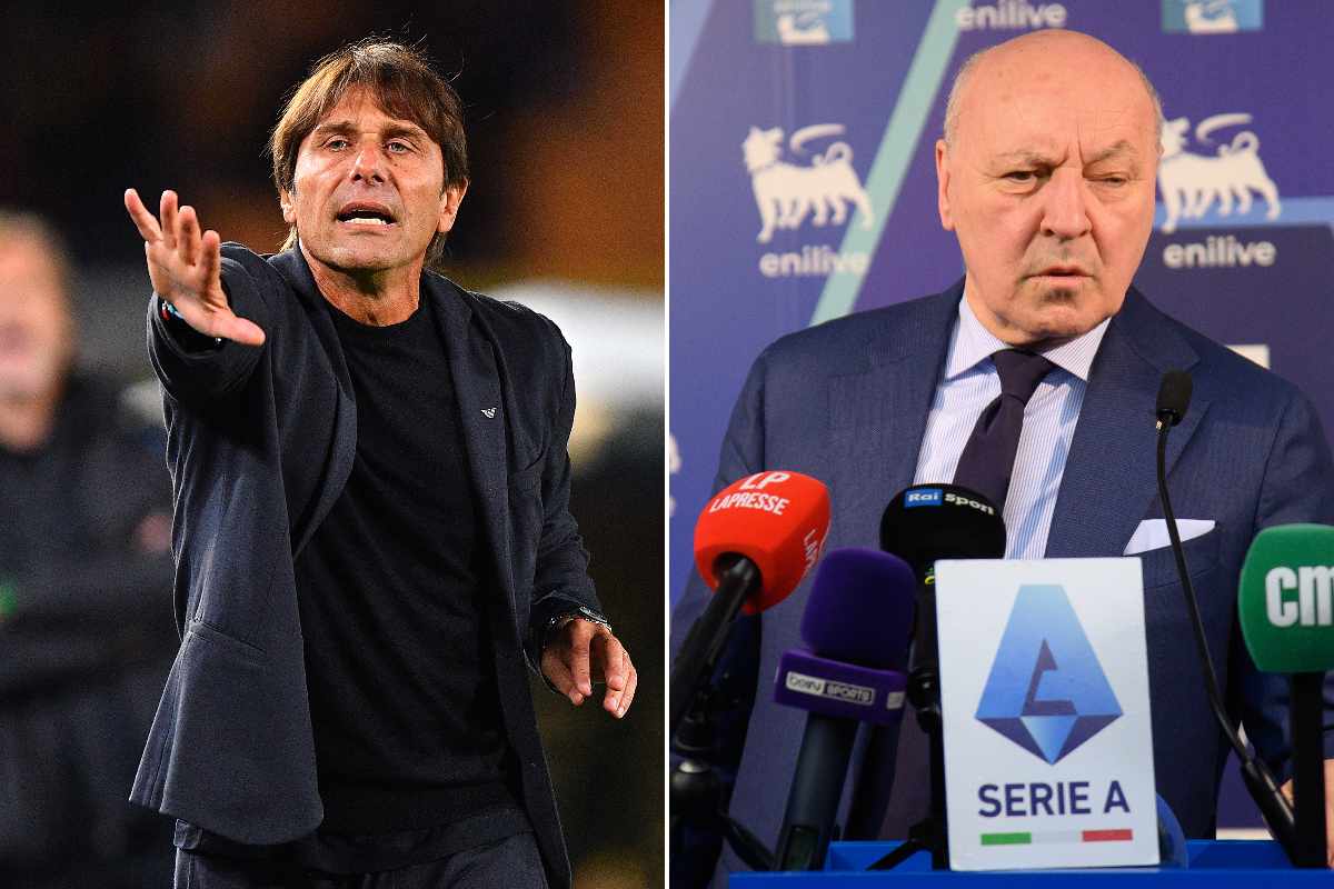 Conte torna su Napoli Inter: nuova stoccata a Marotta in conferenza stampa