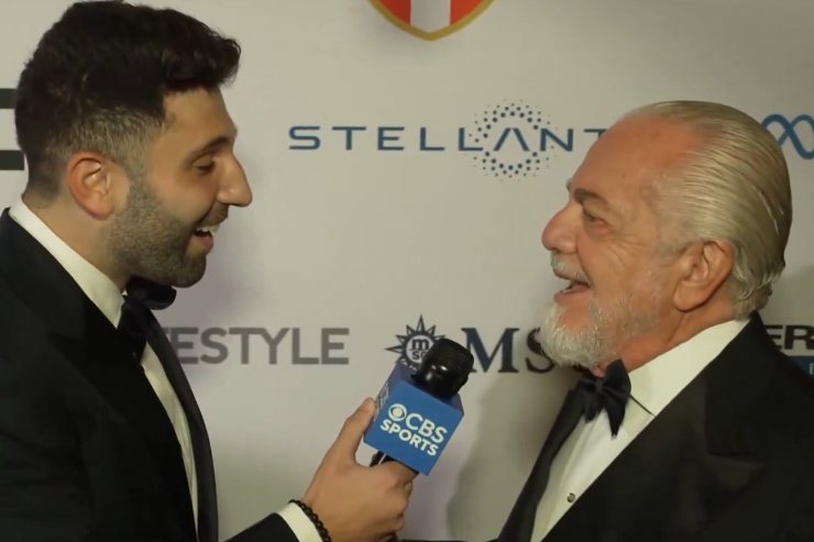De Laurentiis ai microfoni di Cbs Sports Golazo