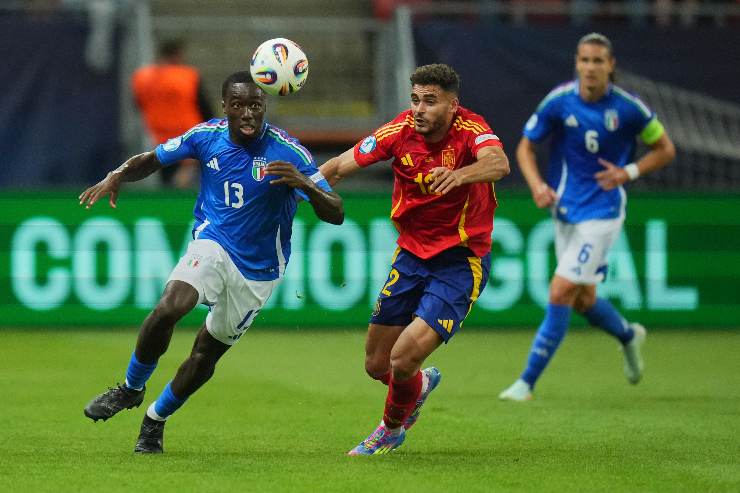 Kayode in partita con l'Italia U21