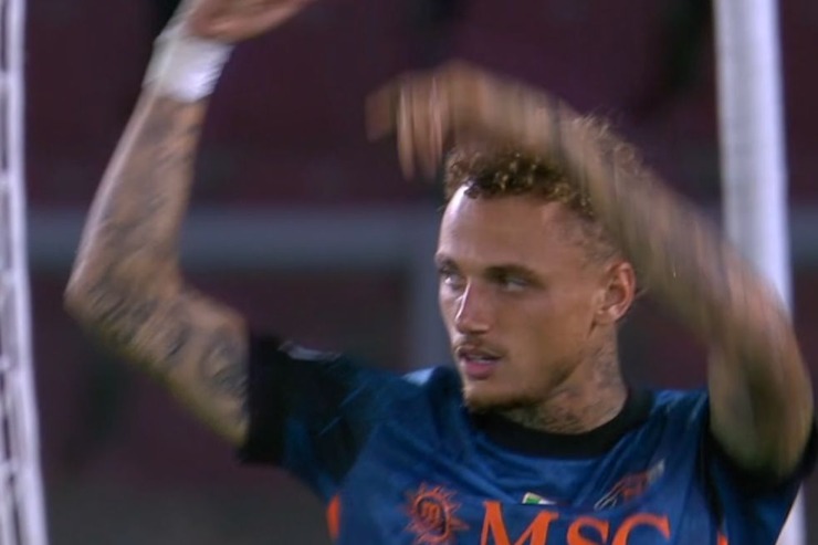 Lang esce per infortunio in Lecce-Napoli