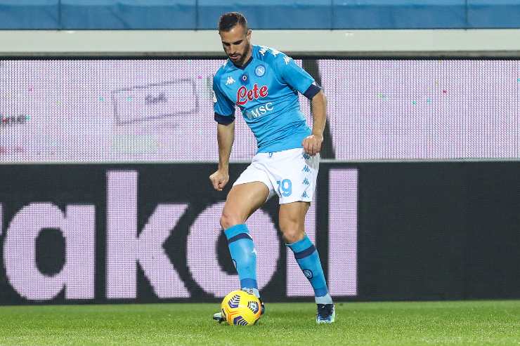 Maksimovic in maglia Napoli