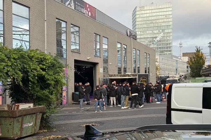 Area riservata ai tifosi del Napoli