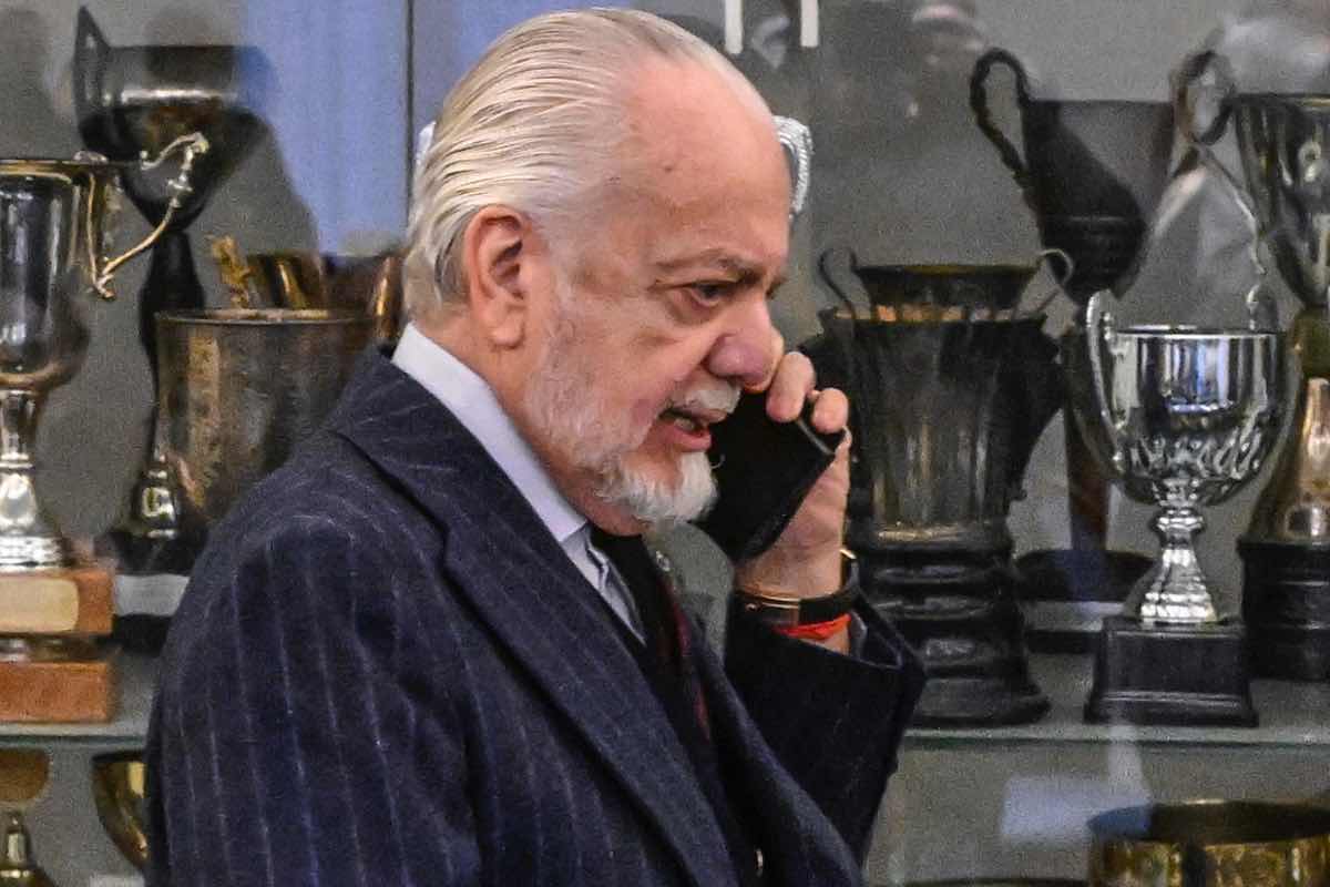 esonero conte de laurentiis ha le idee chiare svelata la posizione del presidente