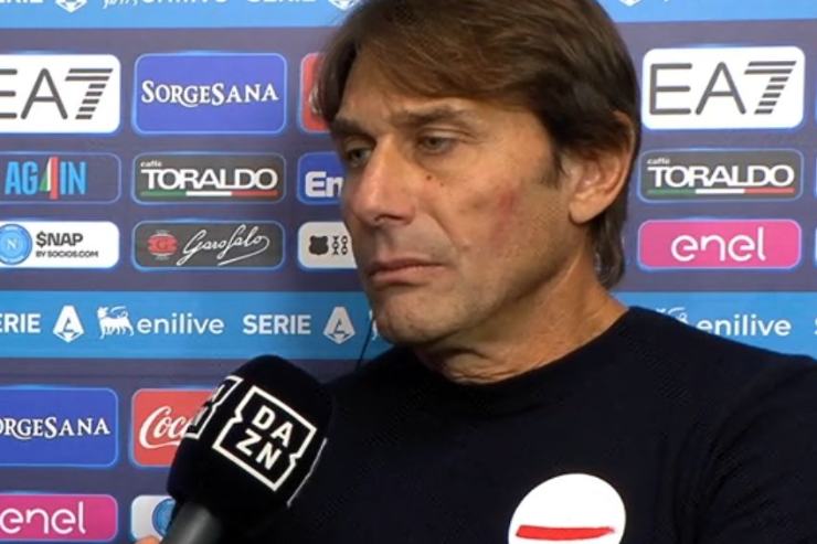 Antonio Conte parla a DAZN