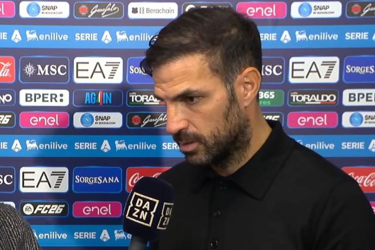 Fabregas parla dopo Napoli-Como
