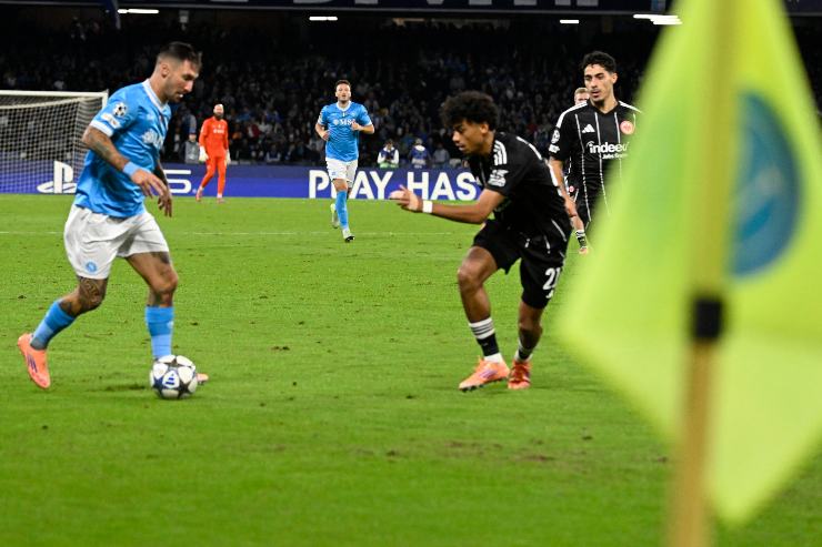 Napoli Eintracht: polemiche sull'episodio arbitrale