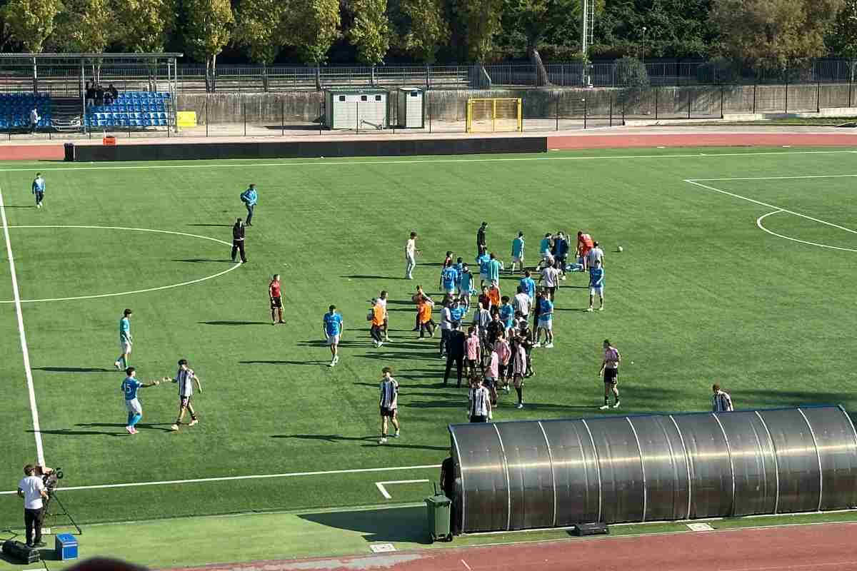 Napoli Primavera-Juventus fine partita