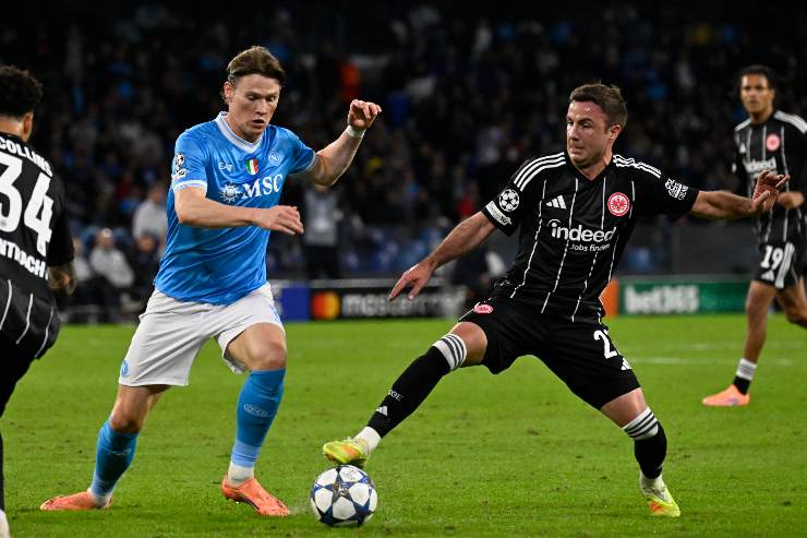 Il Napoli impegnato in Champions League 