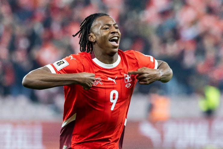 Manzambi in maglia svizzera