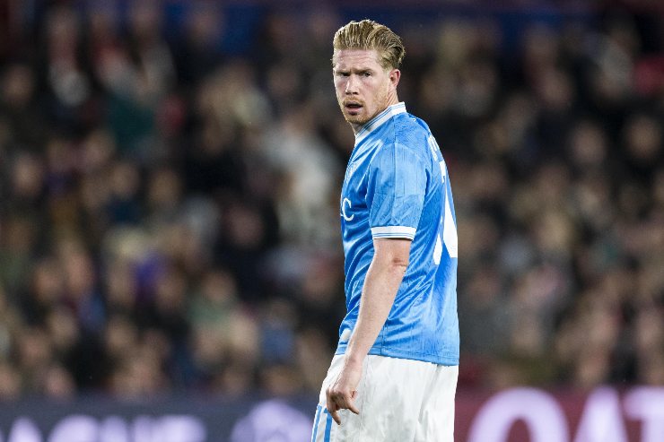 Il centrocampista del Napoli Kevin De Bruyne