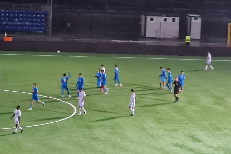 Il Napoli Primavera esulta dopo la rete di Barido in Youth League