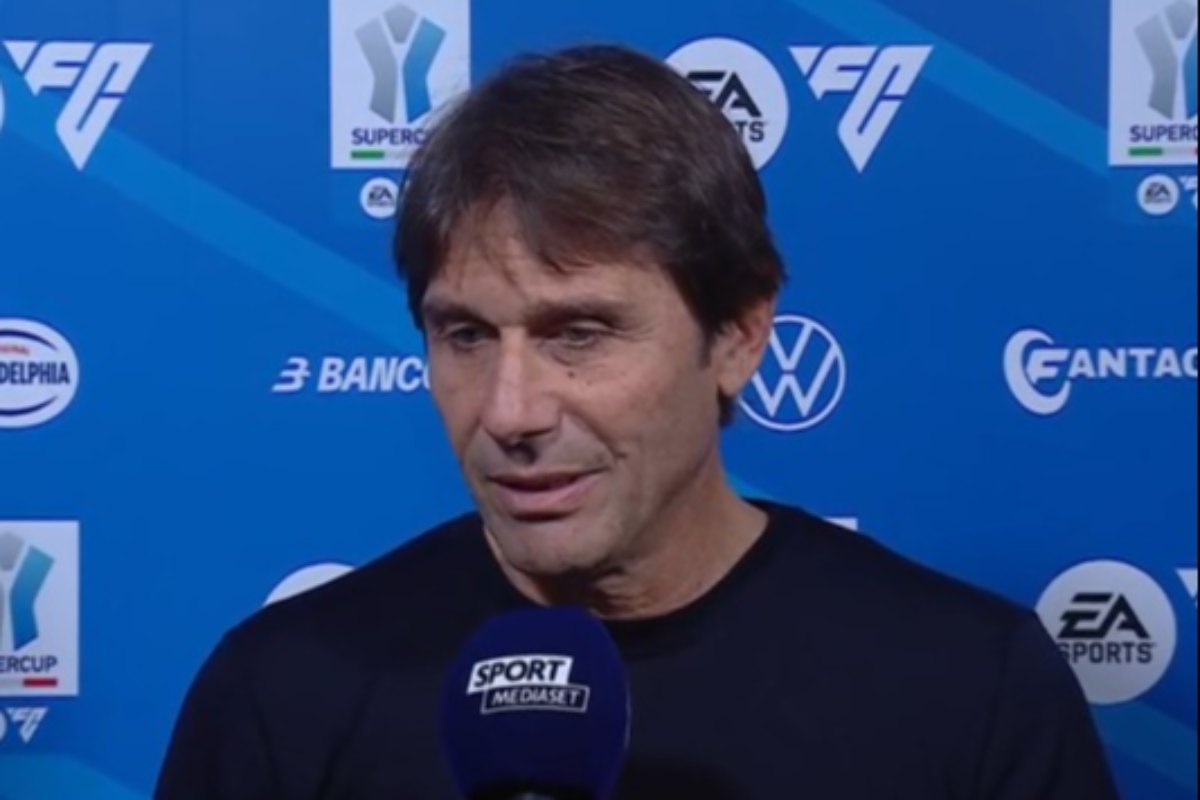 Antonio Conte parla dopo Napoli-Milan