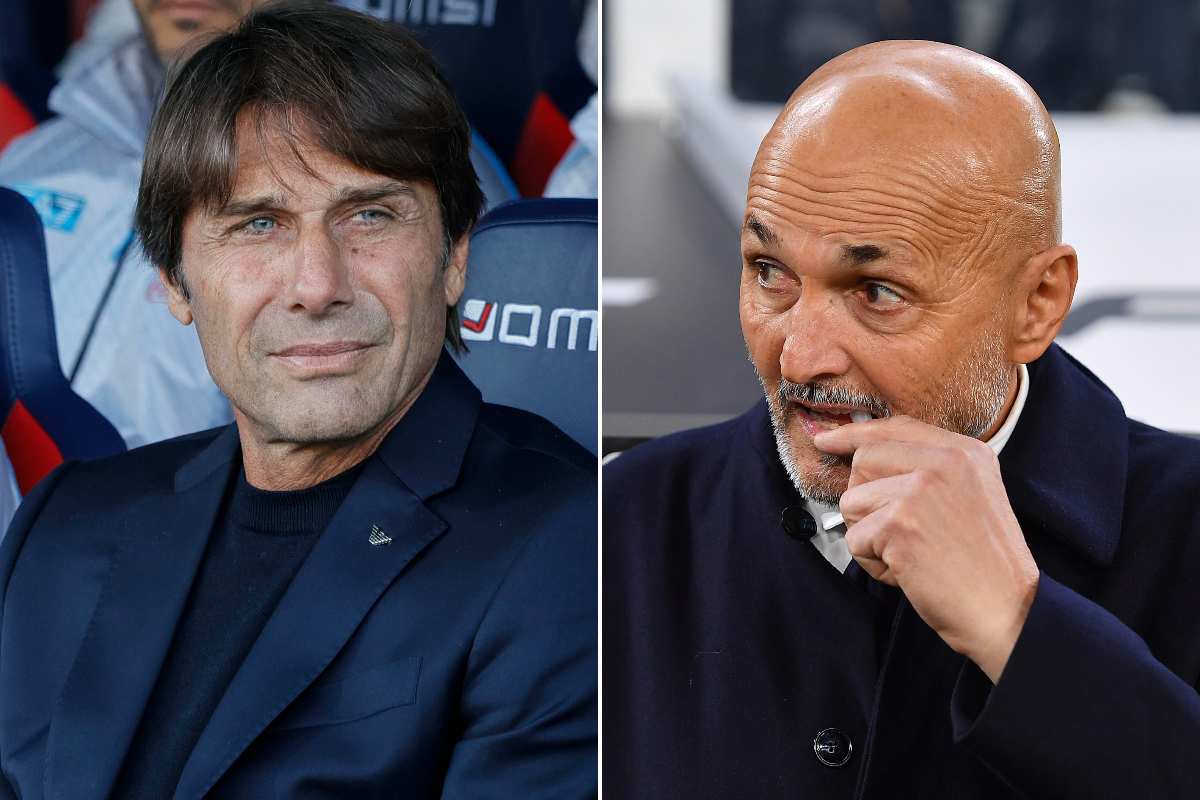 Antonio Conte e Luciano Spalletti, pronti a sfidarsi in vista della sfida tra Napoli e Juventus