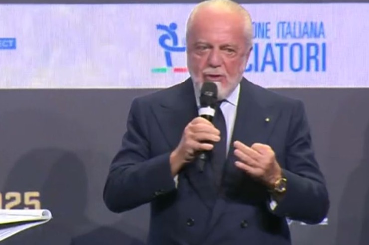 Aurelio De Laurentiis parla al Gran Gala del Calcio
