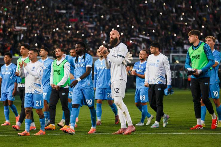 Gruppo giocatori Napoli