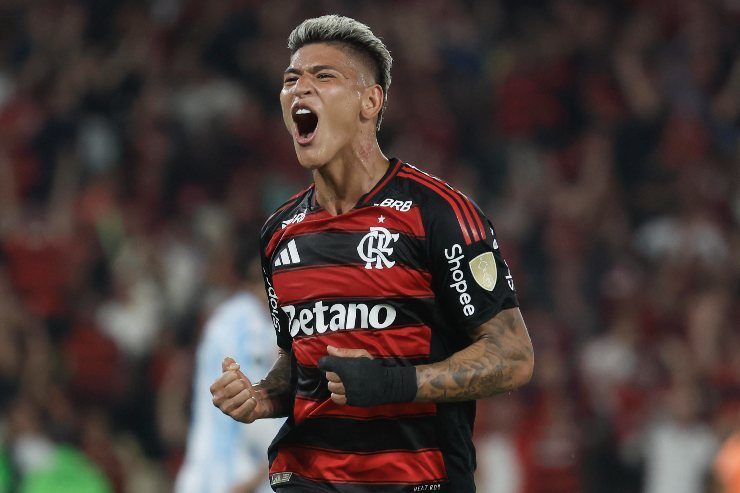 Carrascal in gol con la maglia del Flamengo