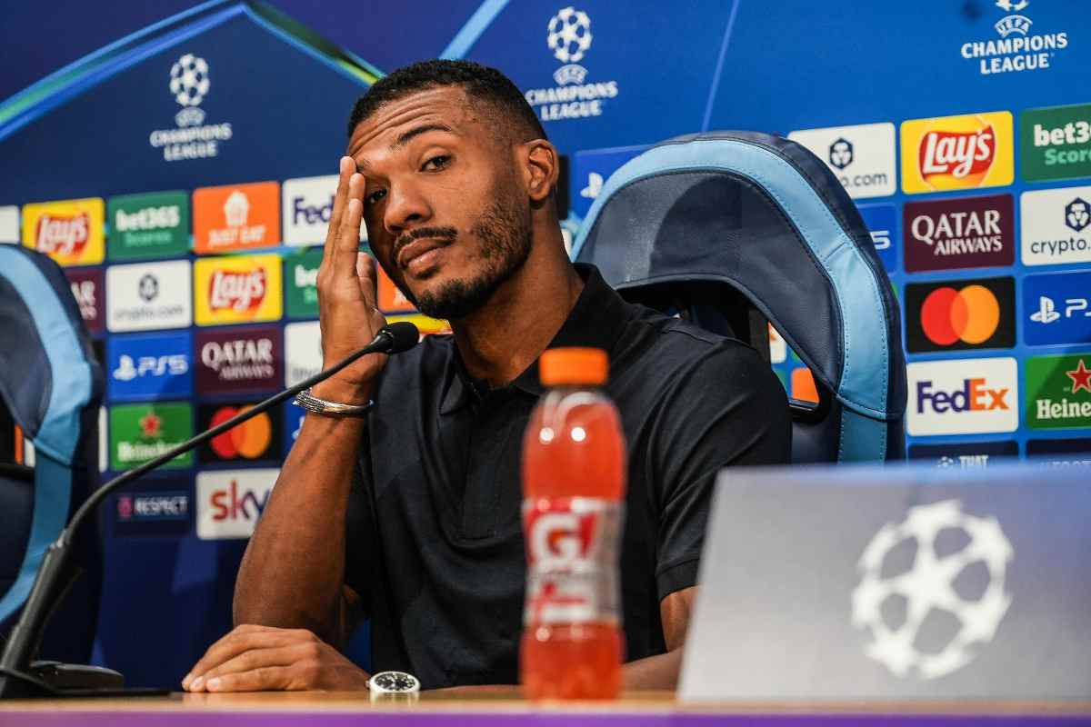 Juan Jesus partecipa alla conferenza stampa a Napoli per Napoli - Sporting