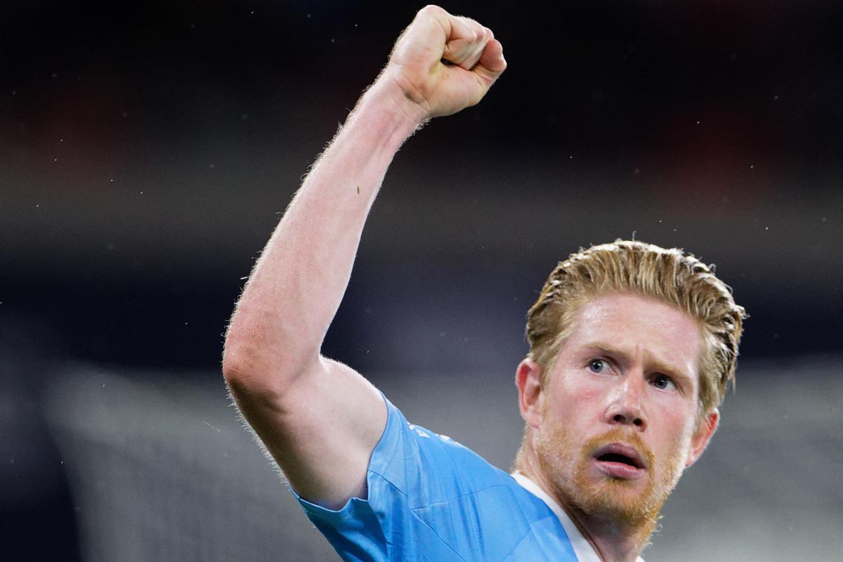 Kevin De Bruyne con la sua nazionale