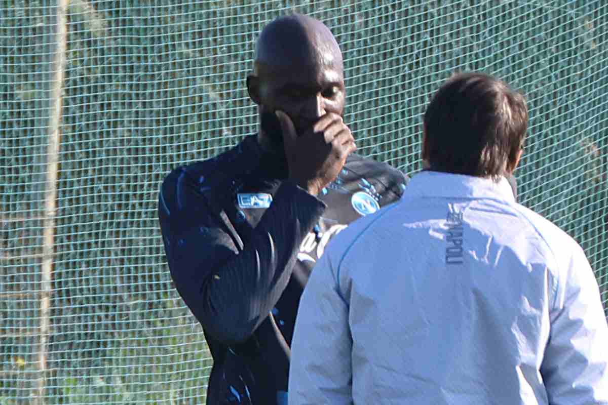 Lukaku e Conte a colloquio
