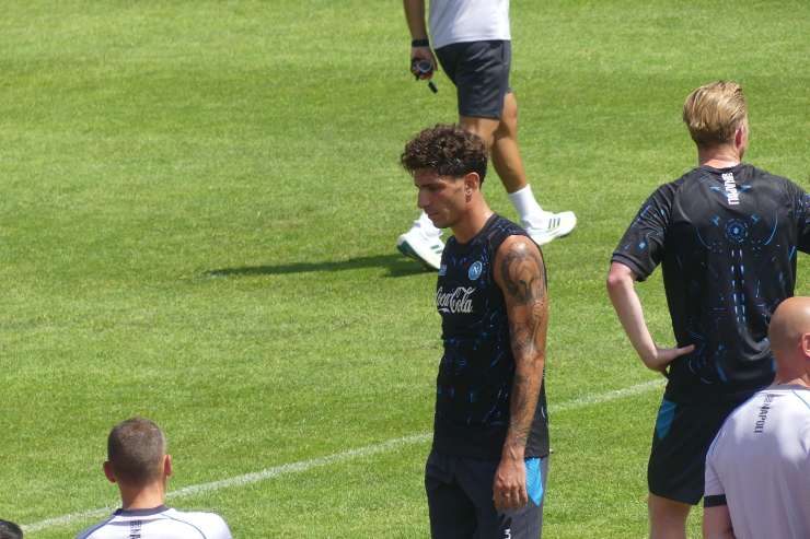 Marianucci in ritiro col Napoli