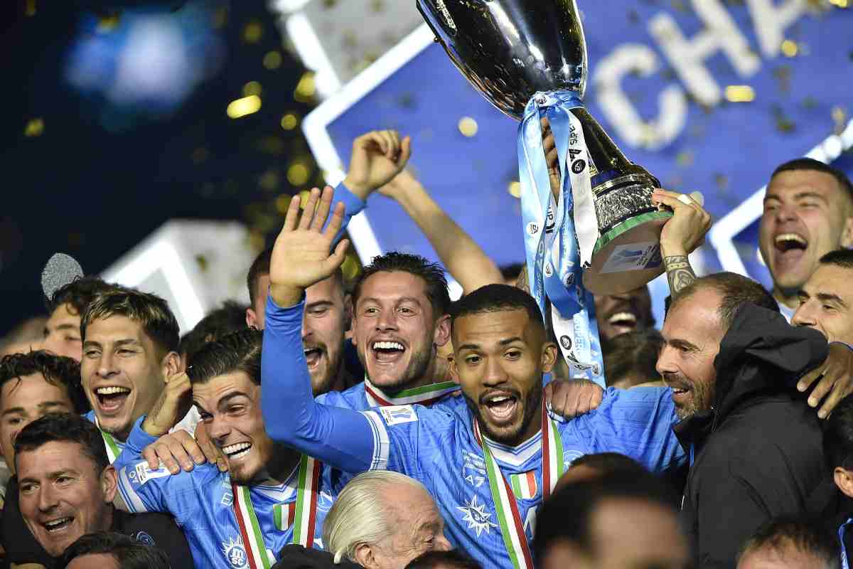 Mazzocchi festeggia la Supercoppa Italiana