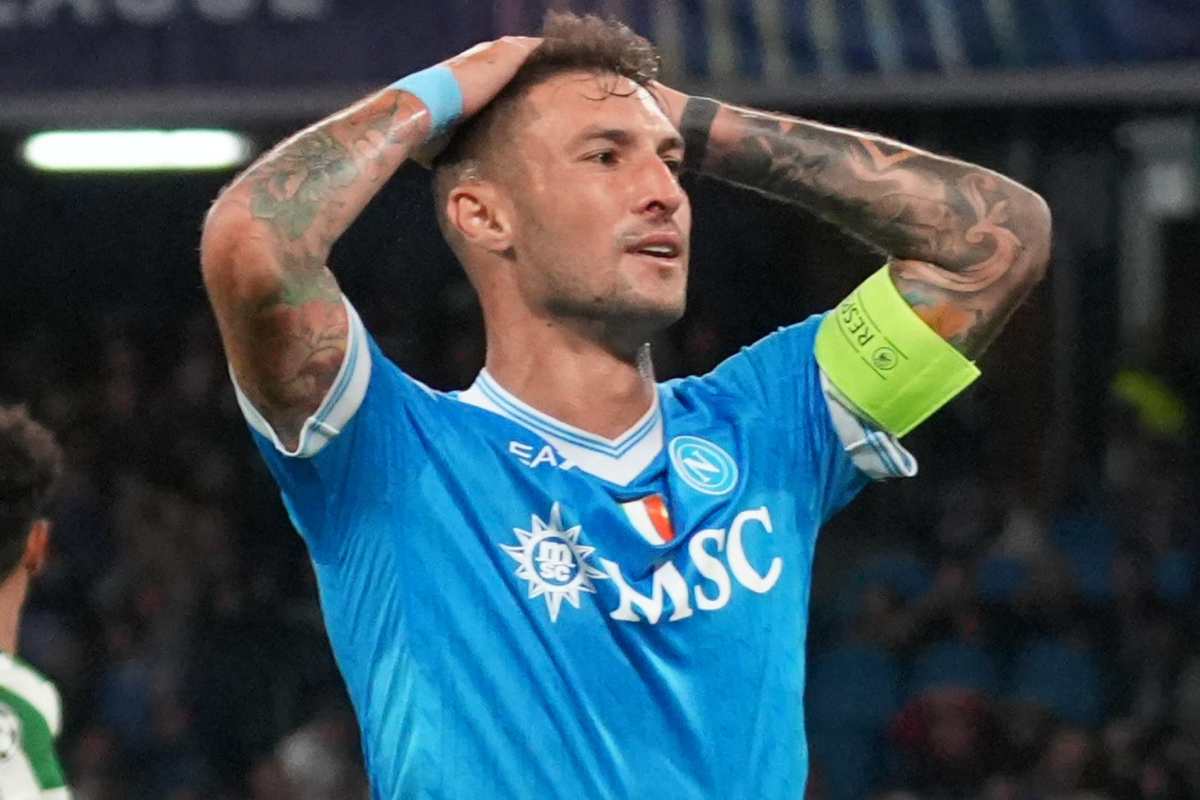 Politano si dispera contro lo Sporting